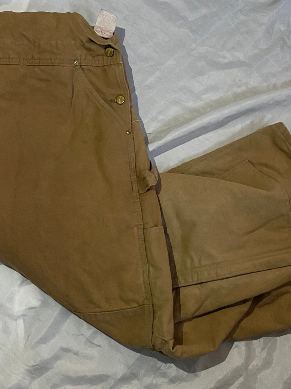 Vintage Carhartt United Garment Workers Carpenter Overalls Mens Size 46 x 30